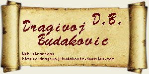 Dragivoj Budaković vizit kartica